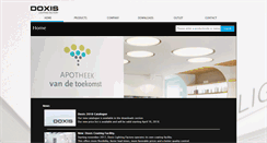 Desktop Screenshot of doxis.be